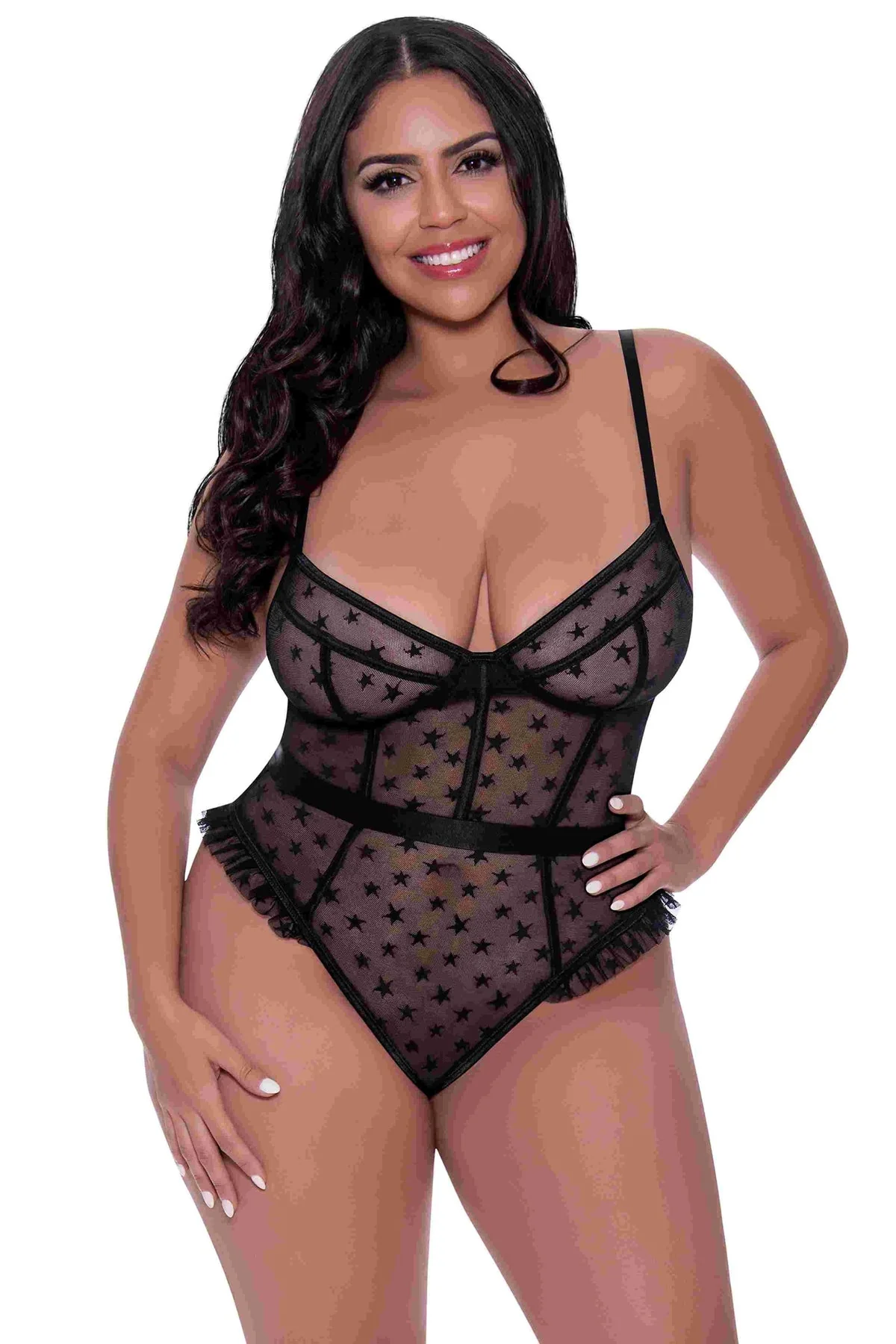 Exposed Love Star Teddy Black 2XL - Image 5