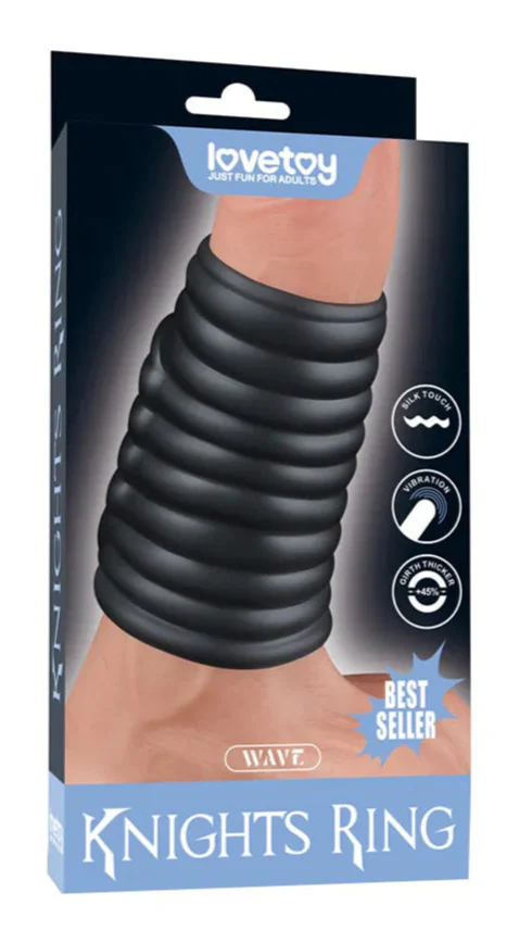 Love Toy Knights Ring Wave Black
