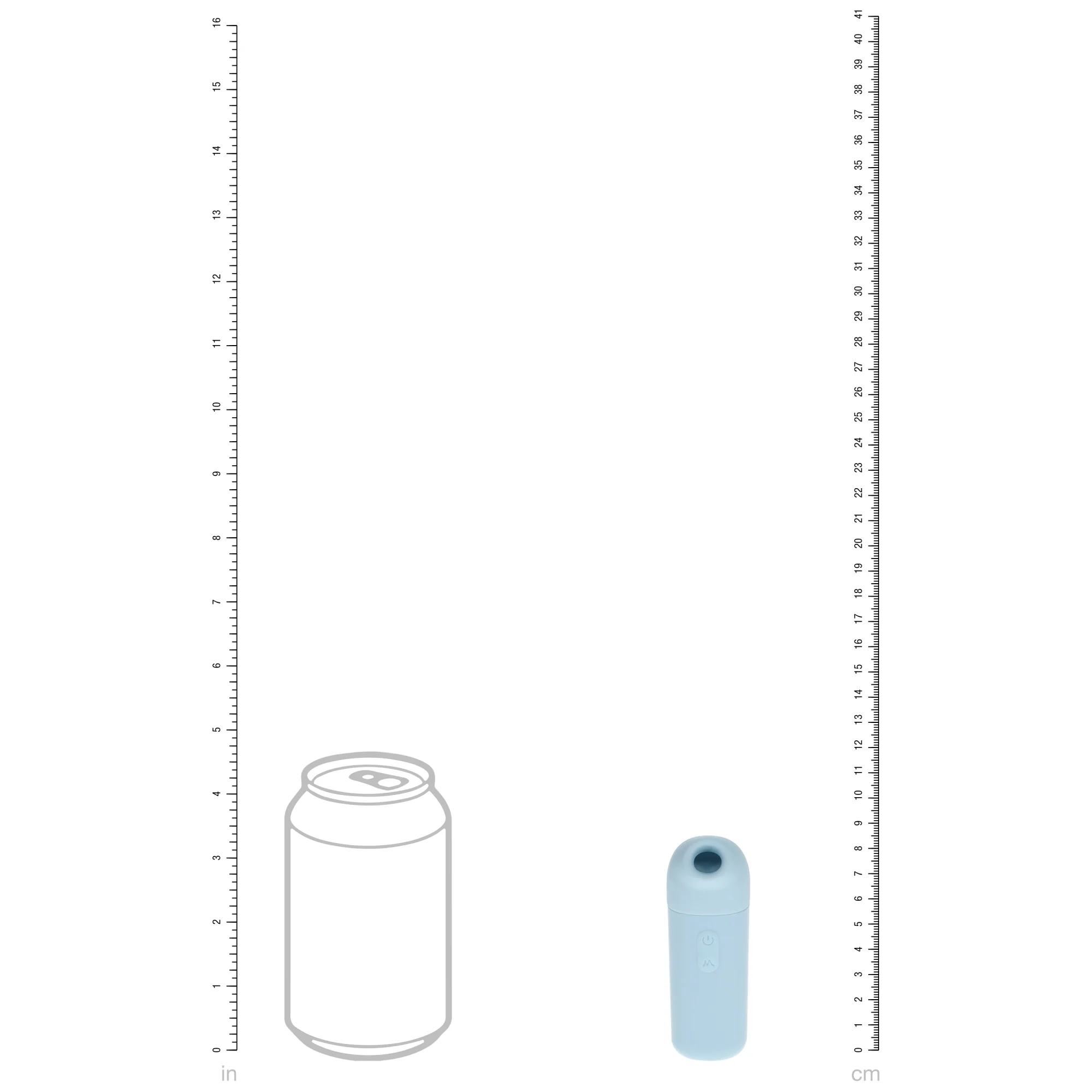 Loveline Sweetie Removable Head Clitoral Air Pulse Vibe Blue - Image 12