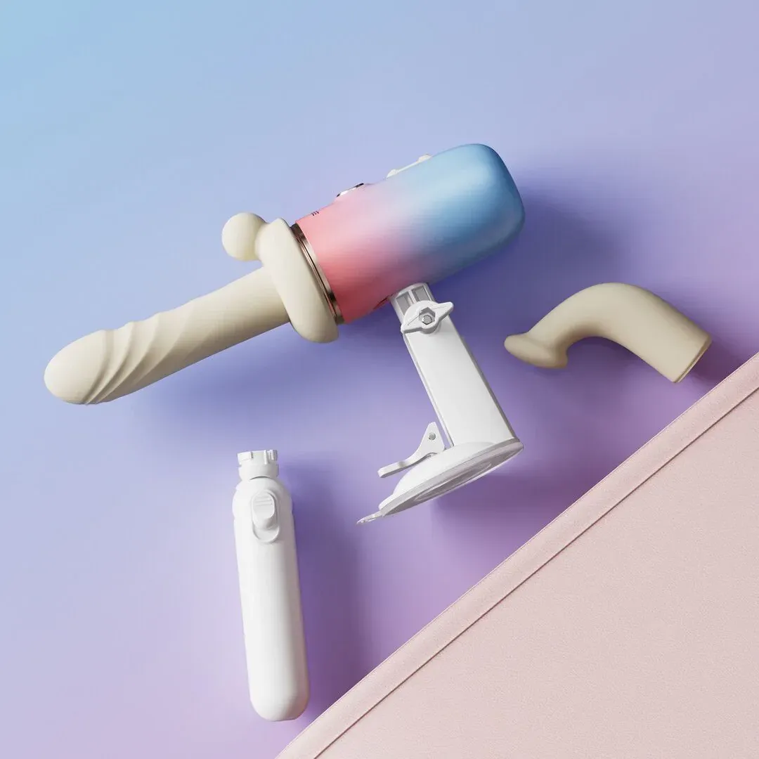 Lovense Spinel Portable Thrusting Vibrating and Heating Dildo/Sex Machine - Image 5