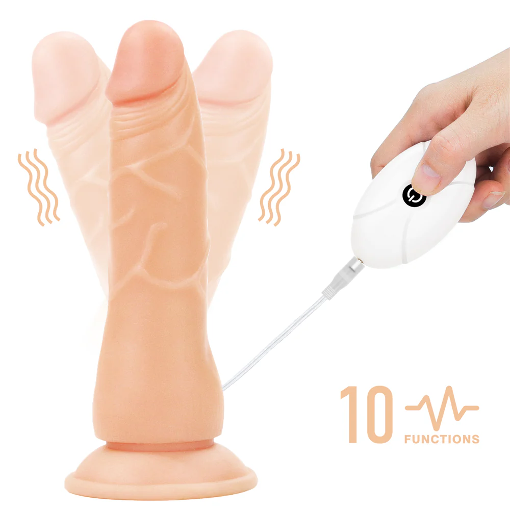 Lovetoy Ingen 7.5" Vibrating Strap on Set - LV715116 - Image 3