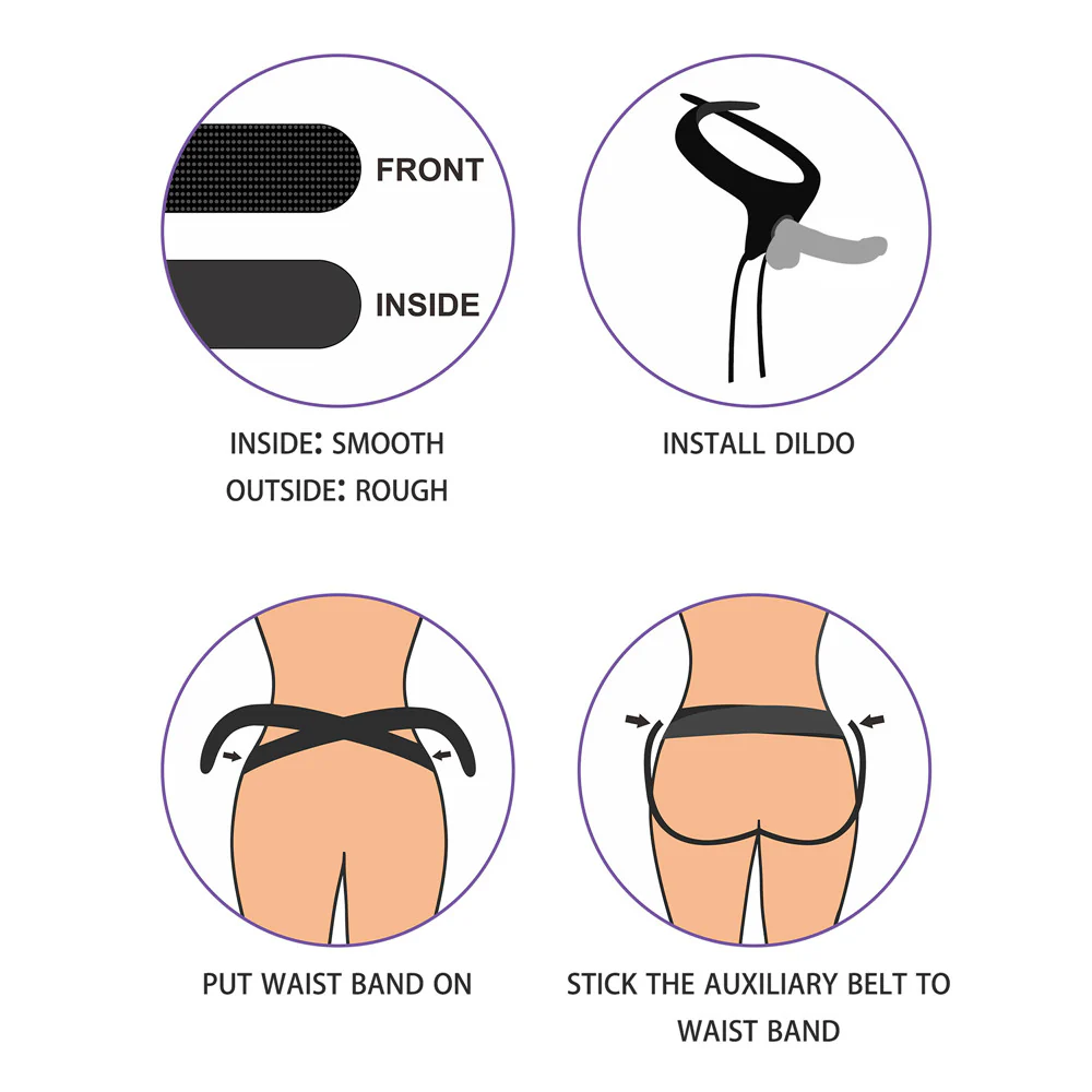 Lovetoy Ingen Easy Strapon Set 7'' Black - Image 3