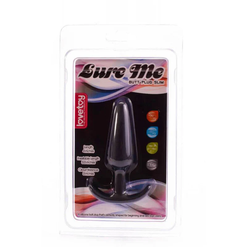 Lure Me Butt Plug Black 4 BK17S - Image 2