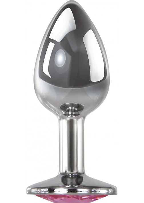 Adam & Eve Pink Gem Anal Plug - Medium - Image 3