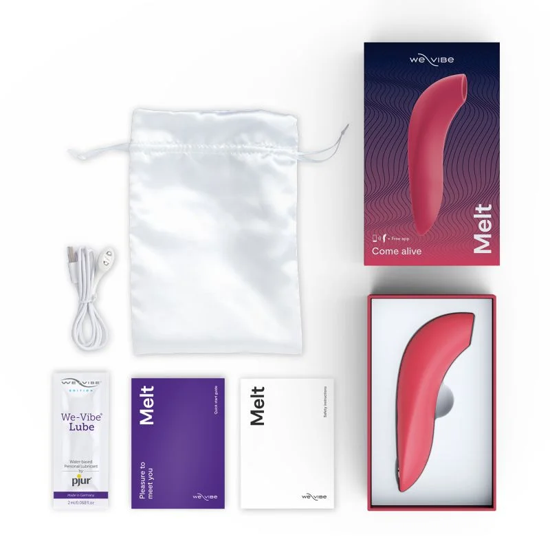 We Vibe Melt Pleasure Air Clitoral Stimulator Coral - Image 6