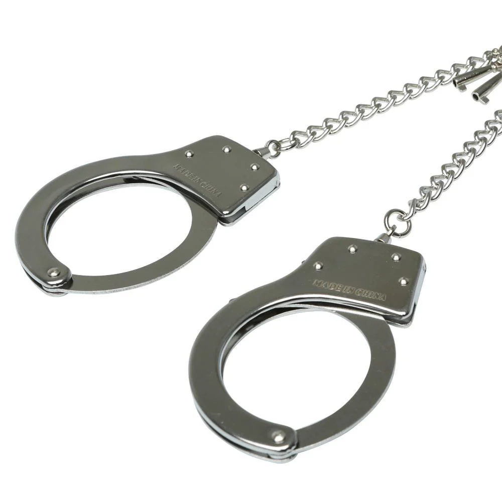 S&M Ring Metal Handcuffs - Image 5