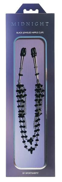 Midnight Jeweled Nipple Clip - Image 2