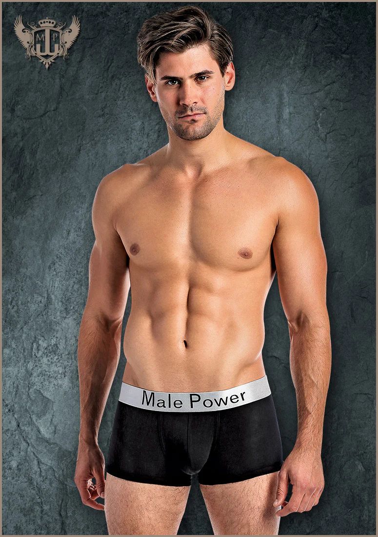 Male Power Modal Short Blk Sm 150227BKSL