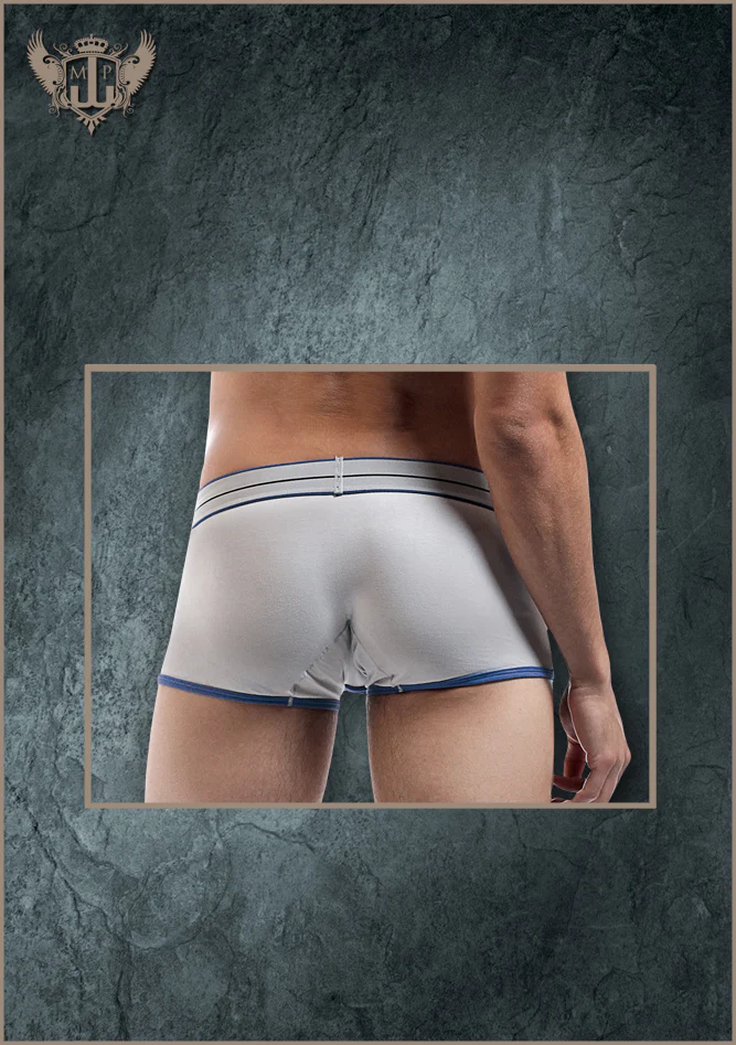 Male Power Pocket Short Blu/Gry XL 152220GNXL - Image 2