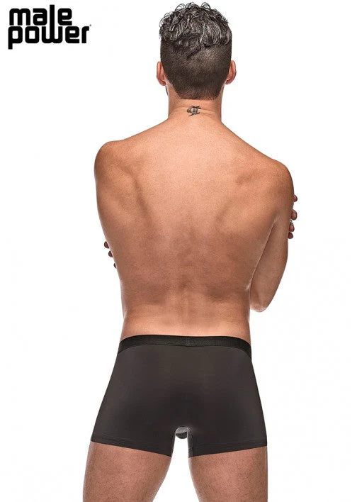 Male Power Private Screening Pouch Short Leaf Black S - 182262 - Image 2