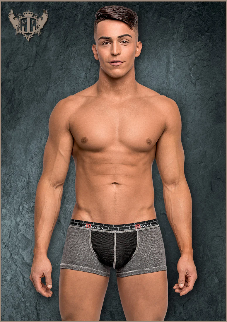 Male Power Revers Short Grey/Blk Sm 133237GBSL