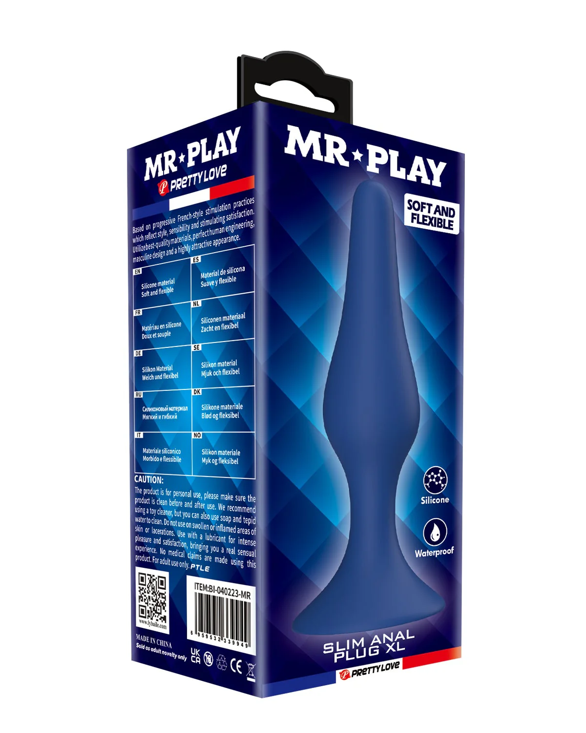 Mr Play Slim Anal Plug XL