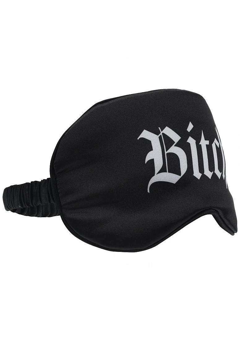 Ouch! Bitch Printed Mask Satin Black - Image 2