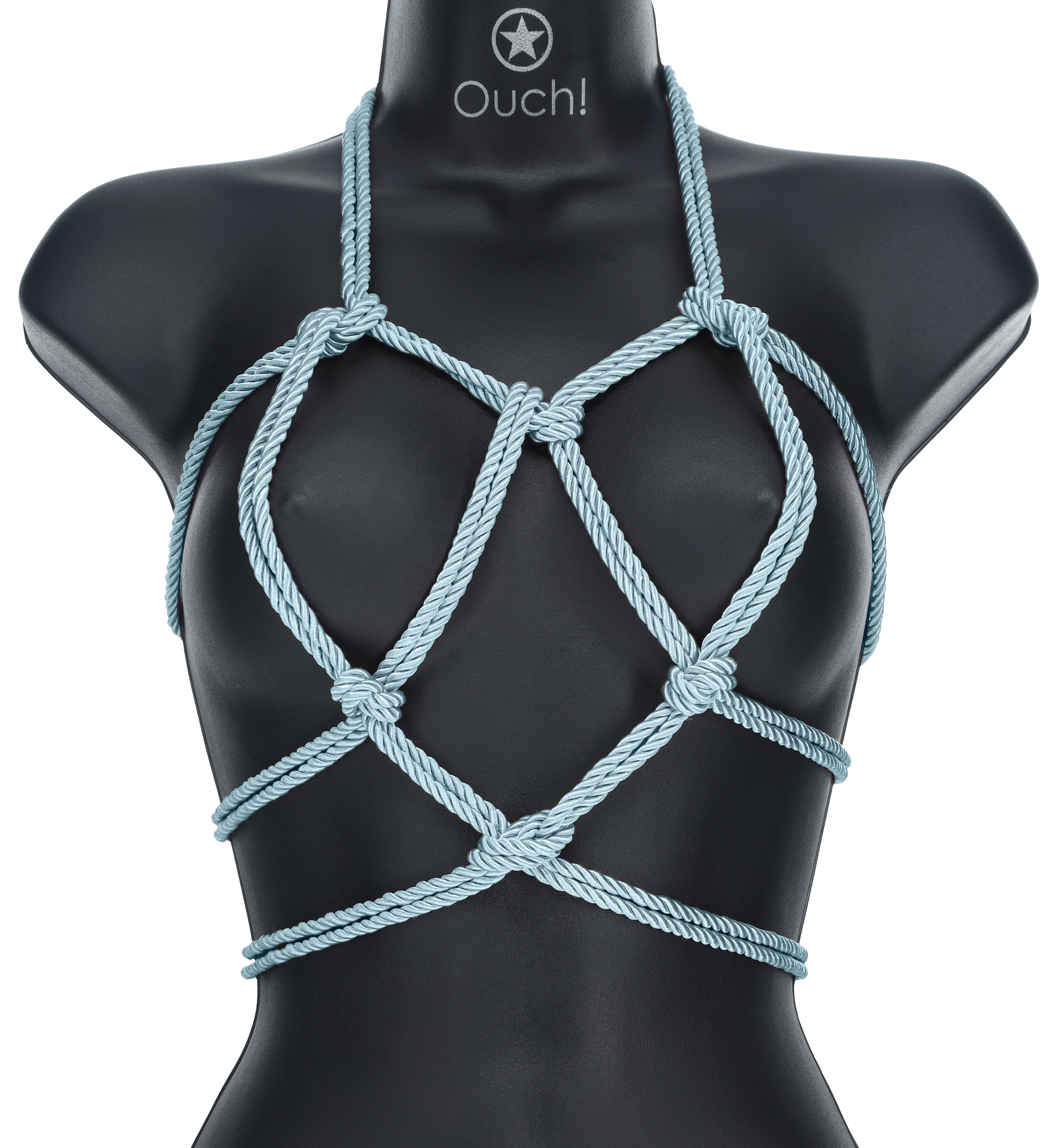 Ouch Bondage Rope 10m Powder Blue - Image 5