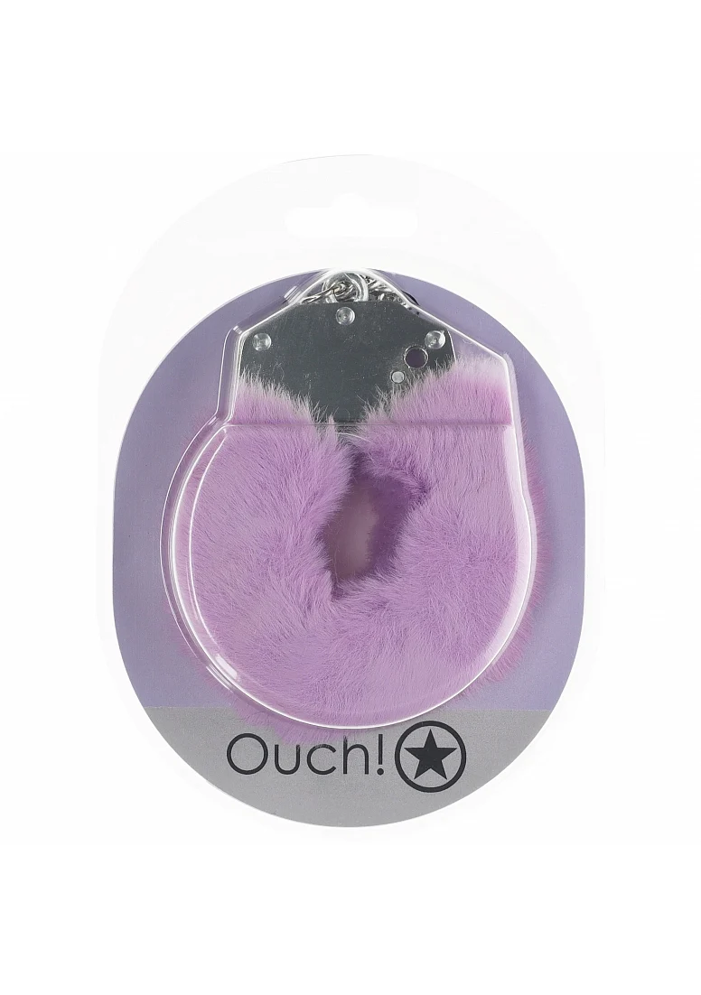 Ouch Fluffy Handcuffs Lavander - Image 2