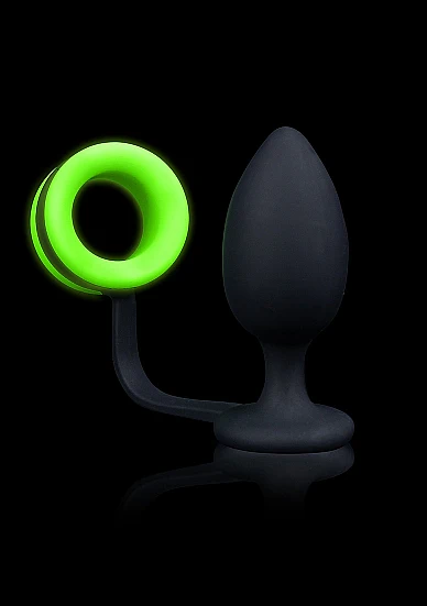 Ouch Glow in Dark Butt Plug w/ Ring - Image 2