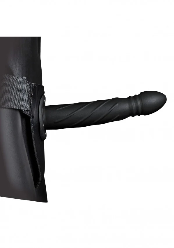 Ouch Twisted Hollow Strap-On 8" Black - Image 7