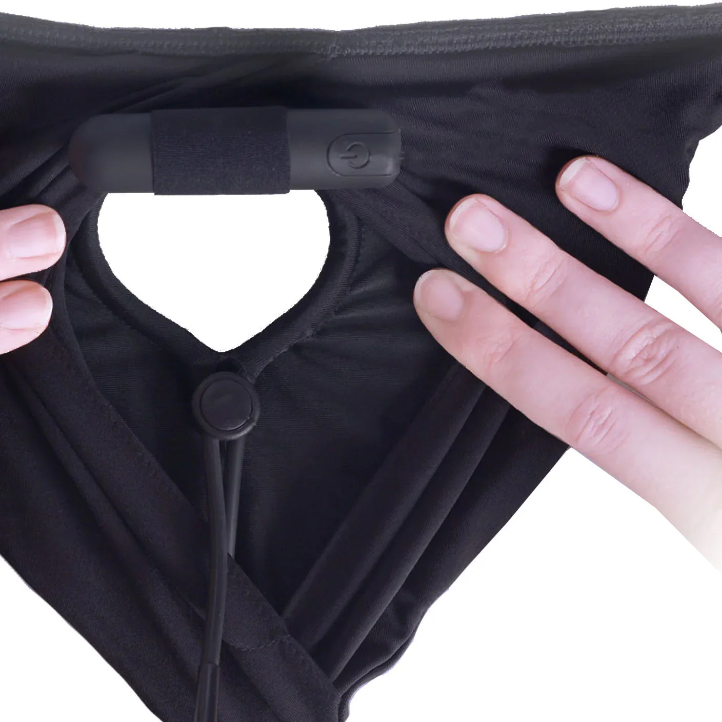 Ouch Vibrating Strap On Hipster – Black XS/S - Image 4