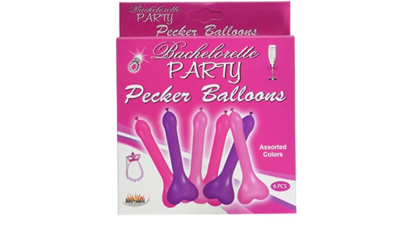 Pecker Balloons 6pk - Image 2