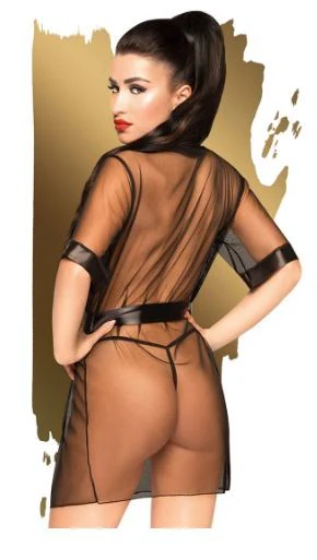 Penthouse Midnight Mirage Kimono 5973 Black - XL - Image 2