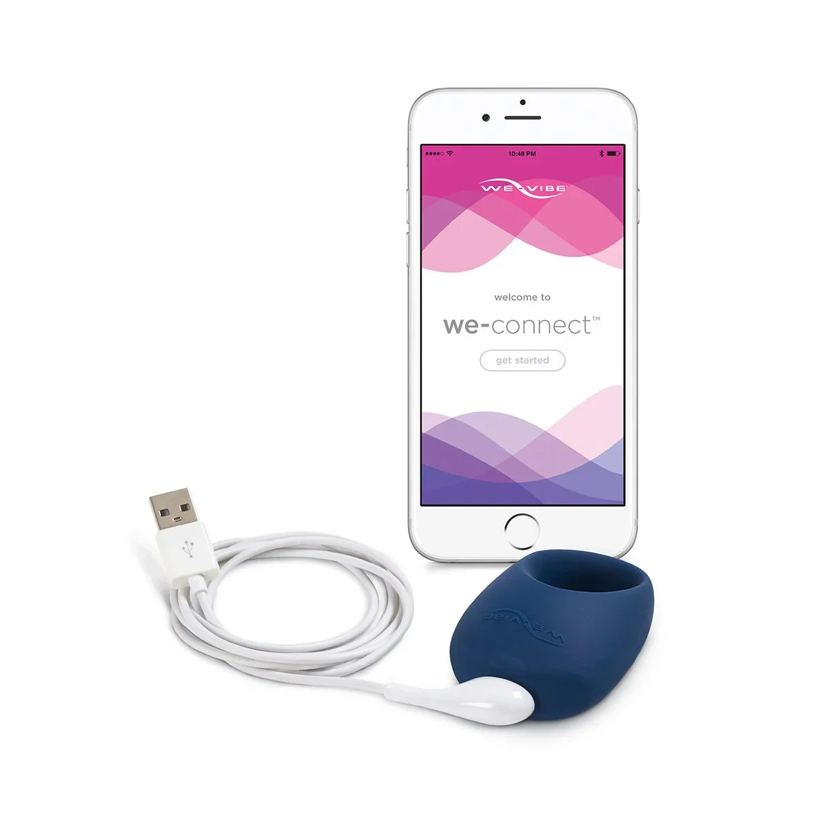 We Vibe Pivot Vibrating Cock Ring Blue - Image 3