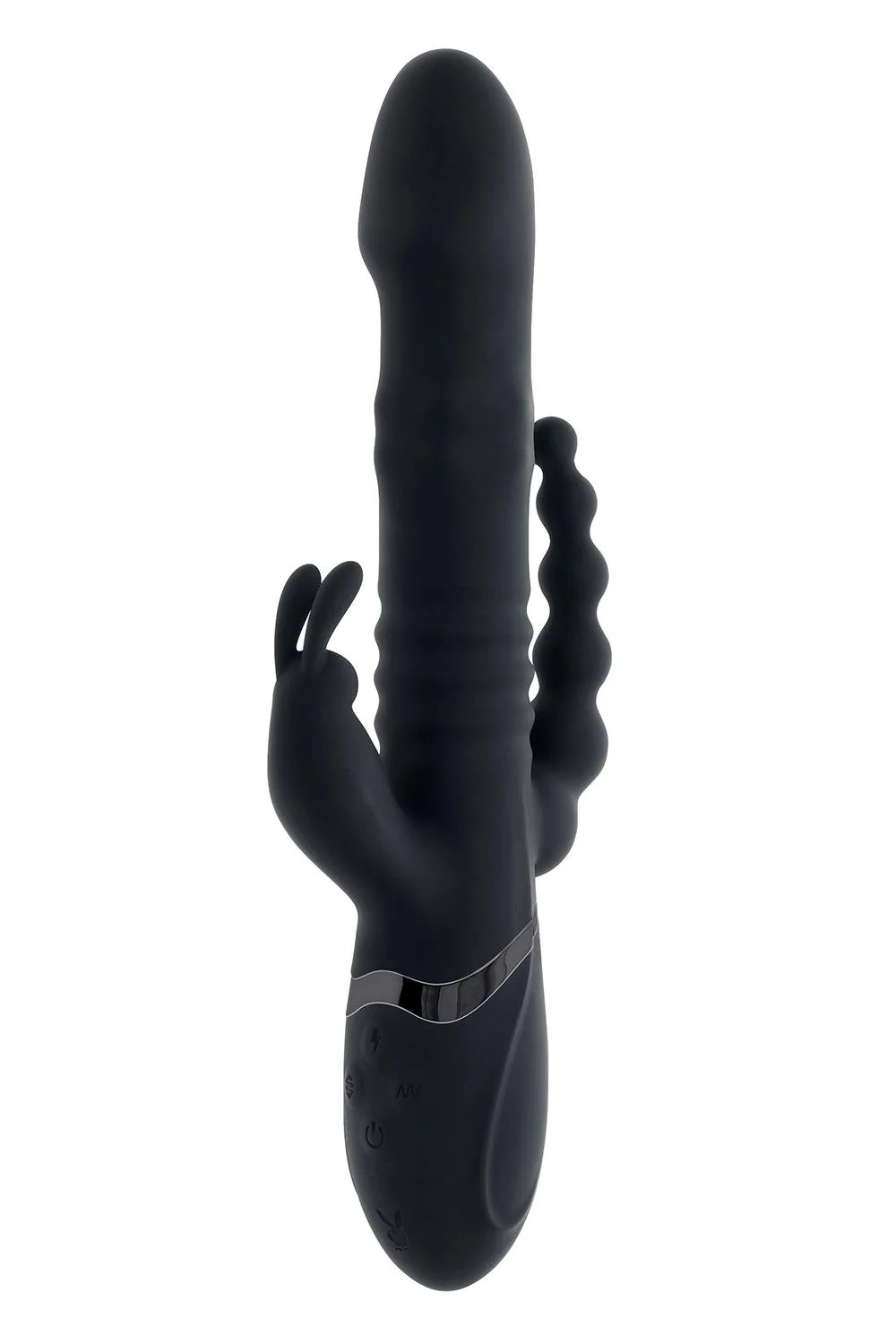 Big Bunny Energy Rabbit Vibe with Anal Beads - Image 2