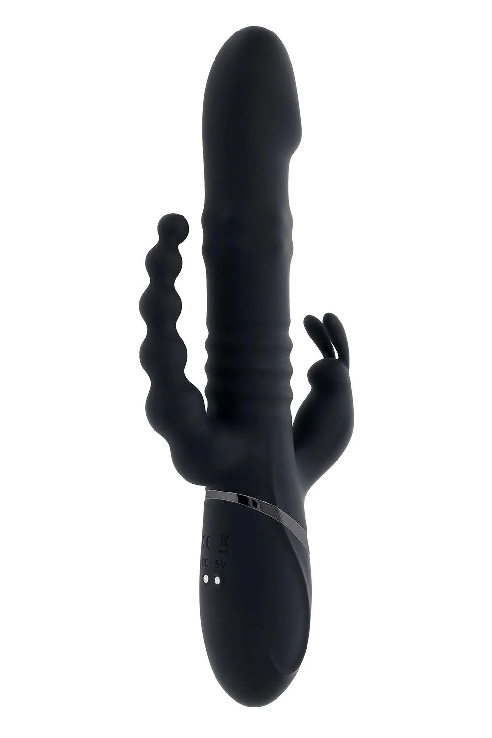 Big Bunny Energy Rabbit Vibe with Anal Beads - Image 6