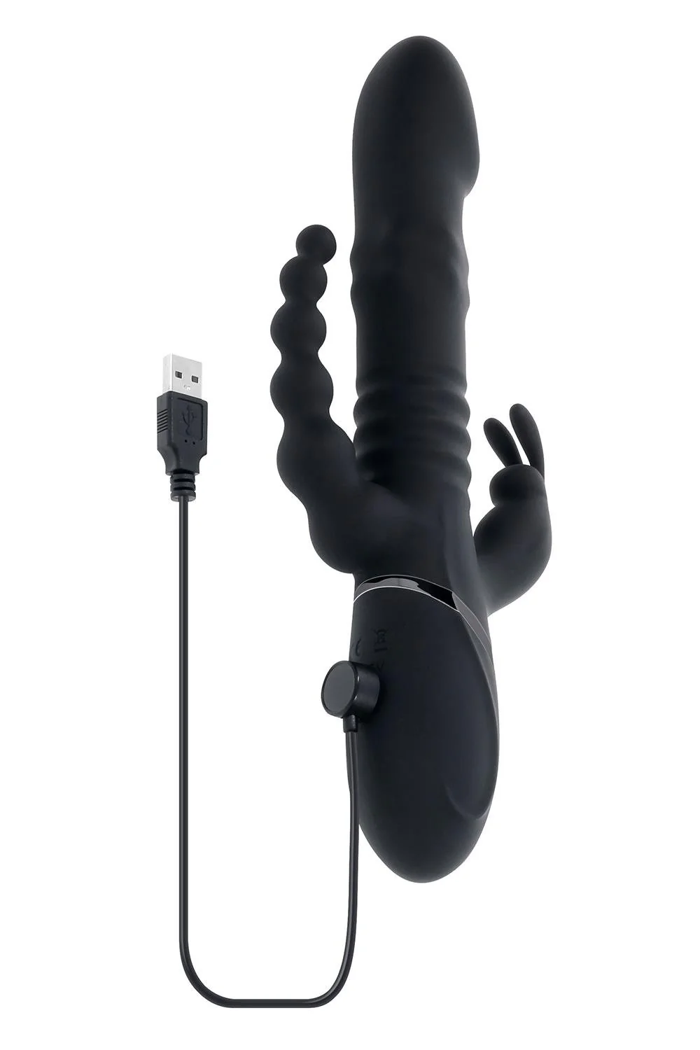 Big Bunny Energy Rabbit Vibe with Anal Beads - Image 7