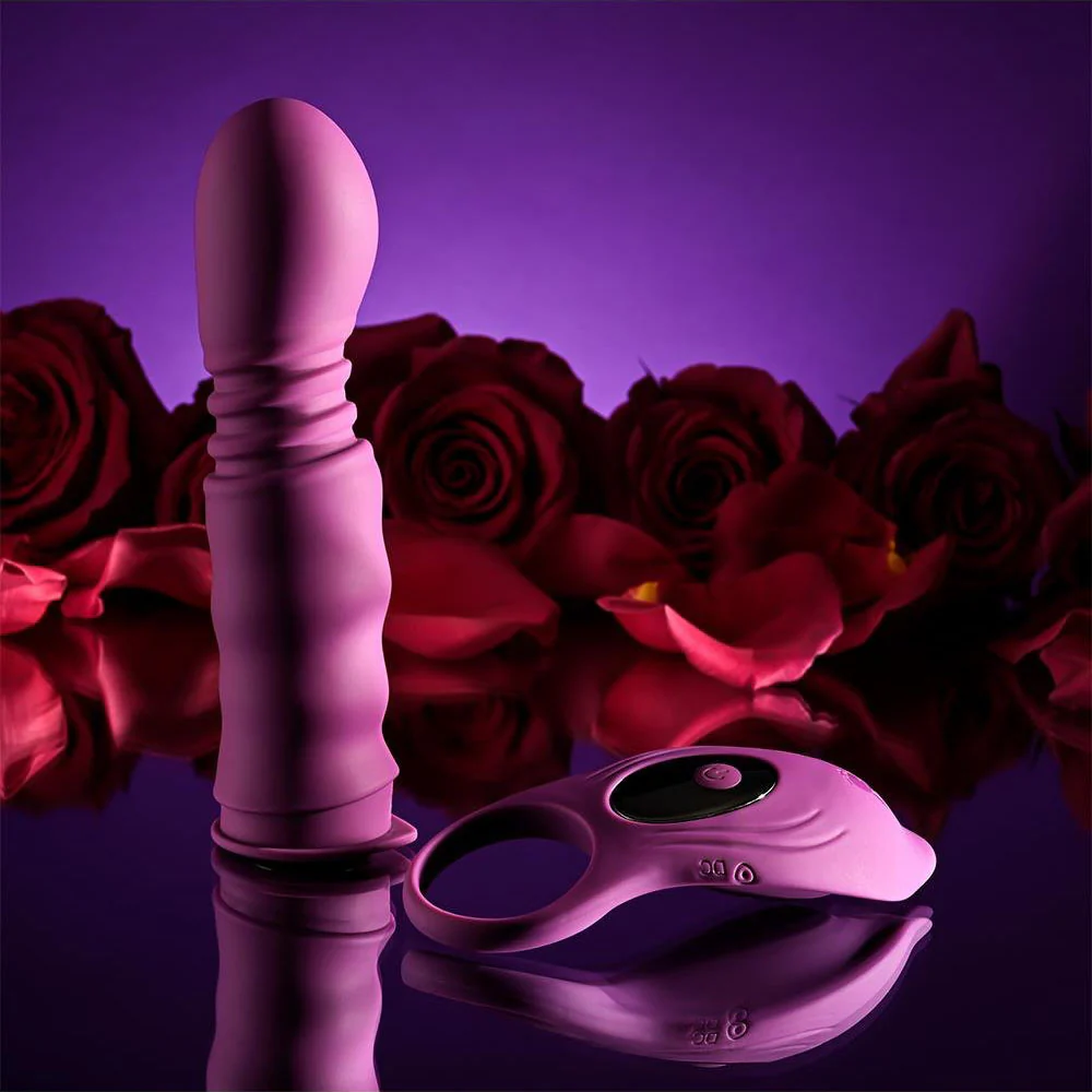 Match Play Thrusting Vibe & Cock Ring - Image 8