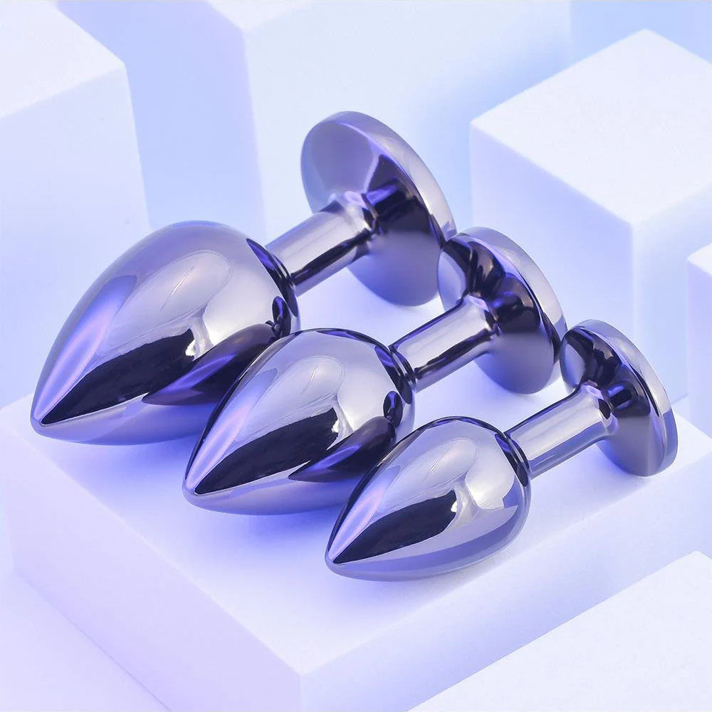 Pleasure 3 Ways Butt Plug Set - Image 13