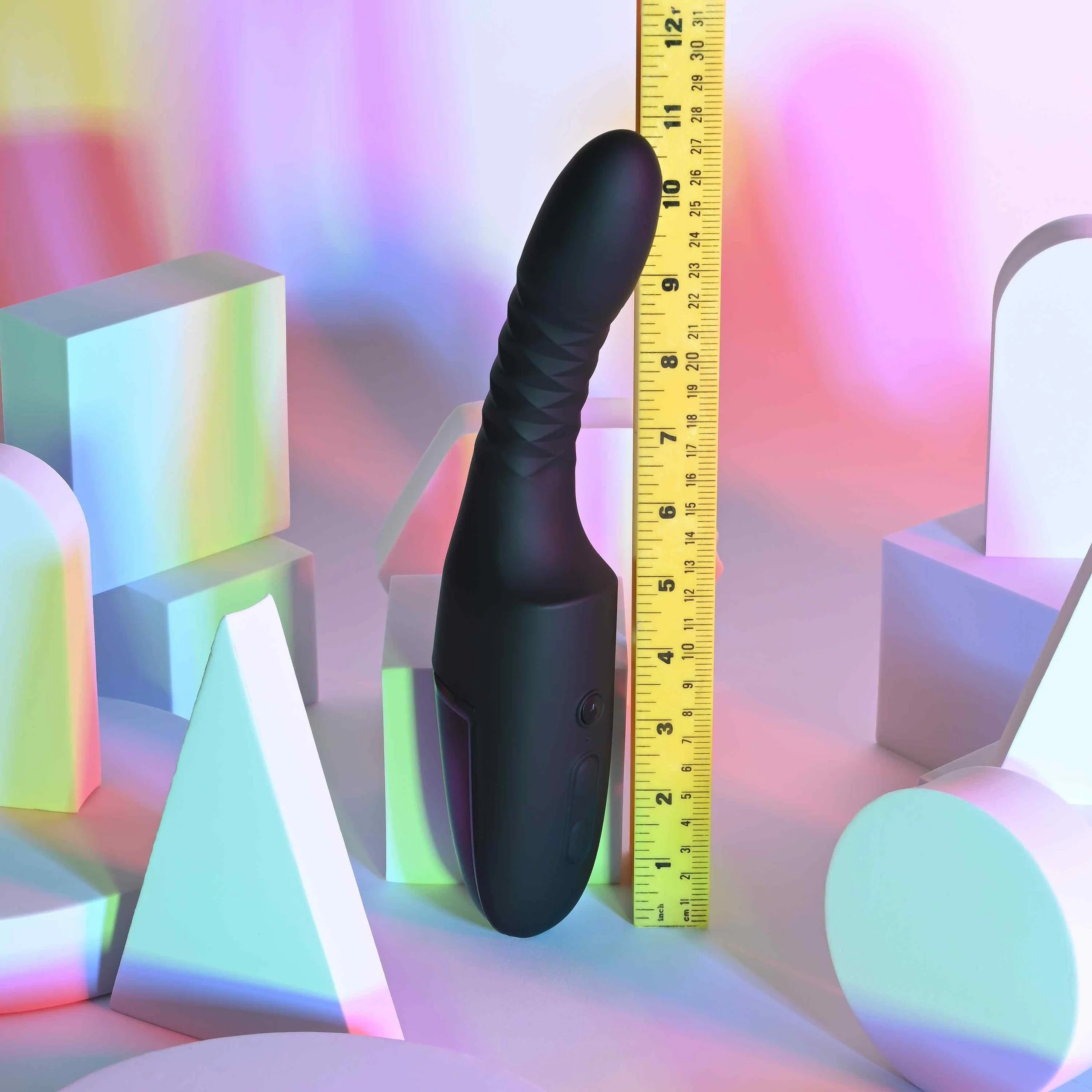 Pleasure Overdrive Thrusting Vibrator with Heated & Suction Base - Image 6
