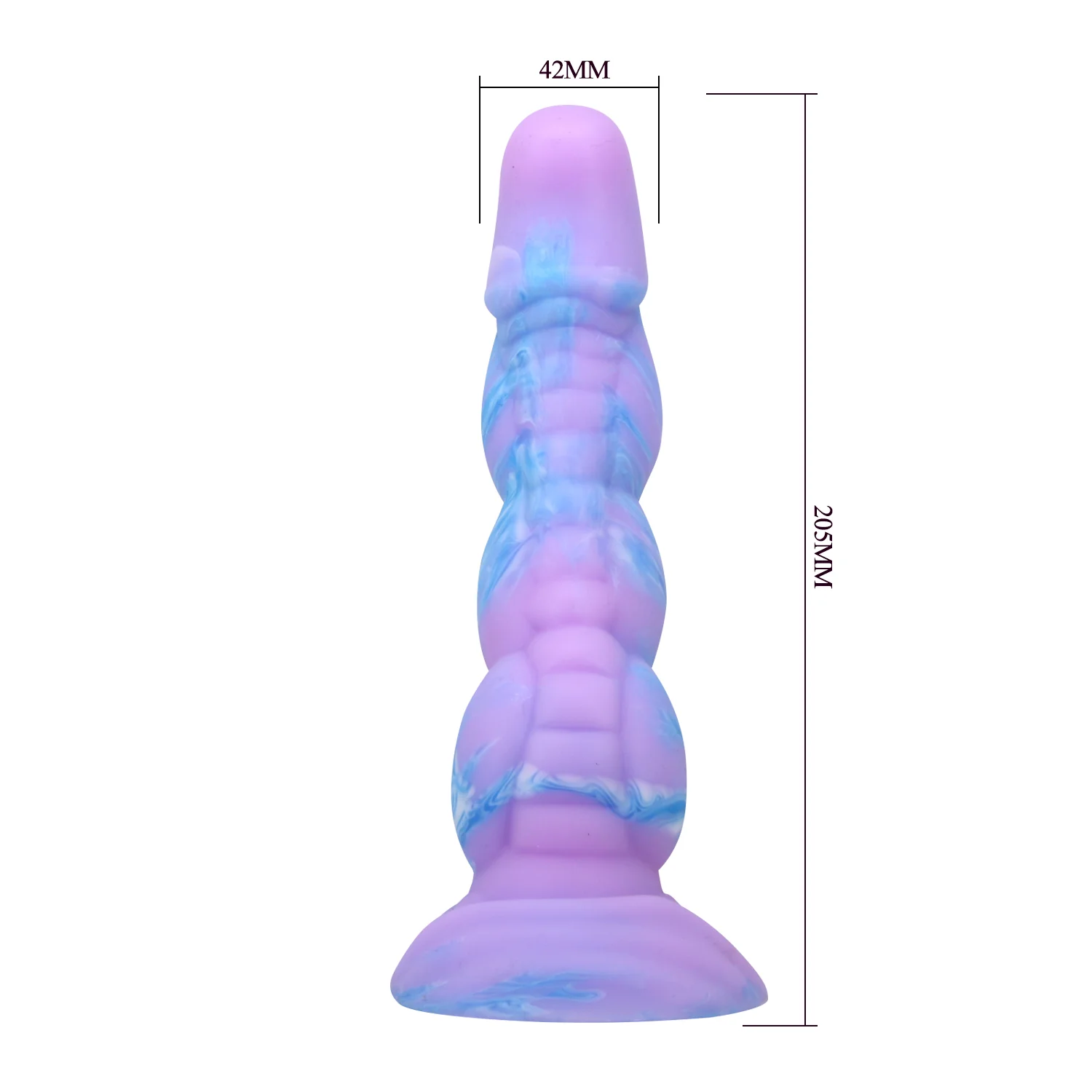 Power Monsters Alien 8" Fantasy/Tentacle Dildo - Image 8