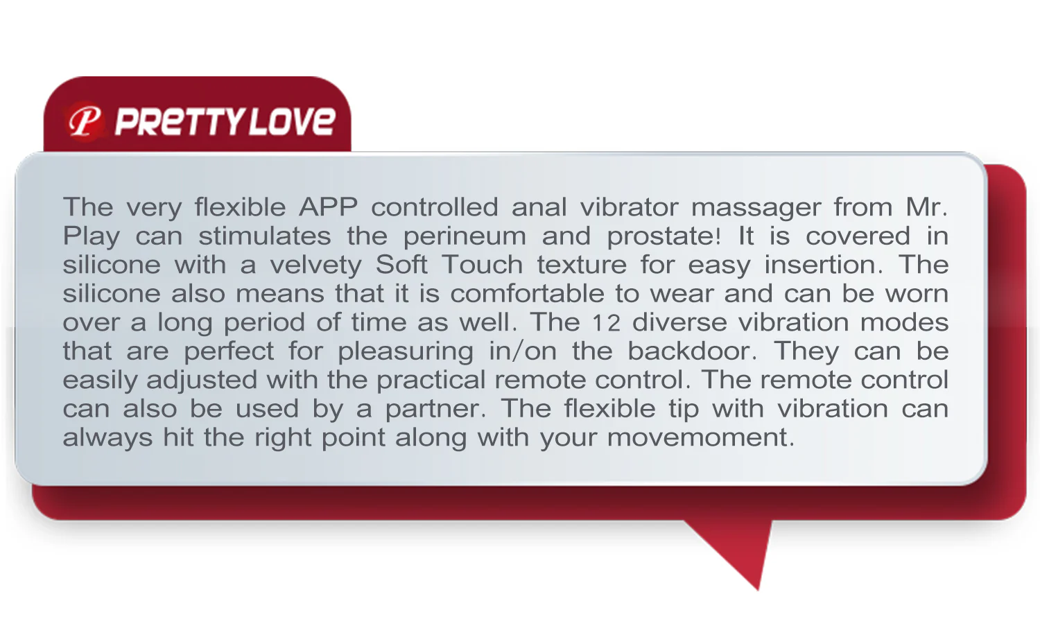 Pretty Love Andrew Prostate Vibe Anal Toy - Image 18