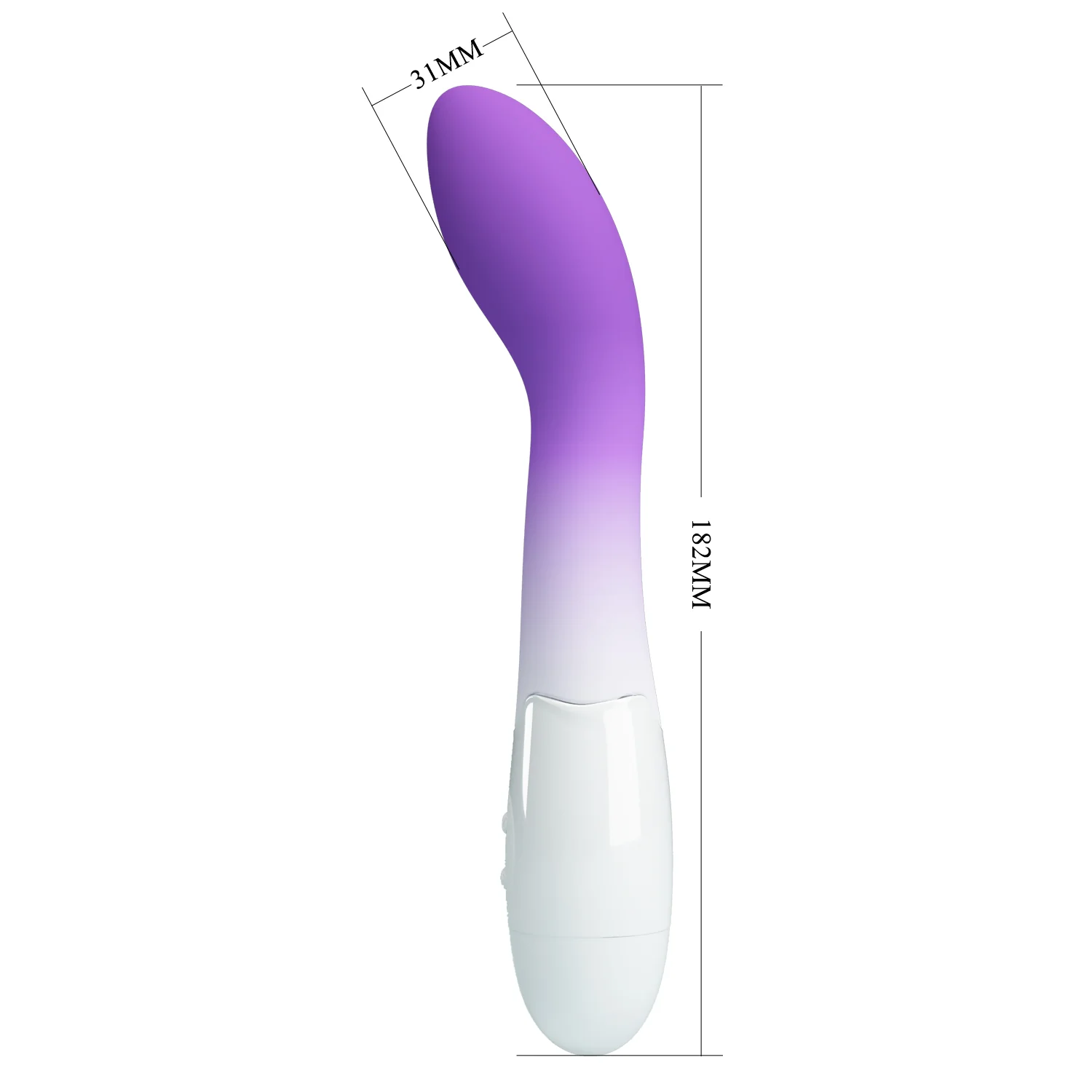 Pretty Love Bishop G-spot Vibrator Purple BI-014220-A6 - Image 5