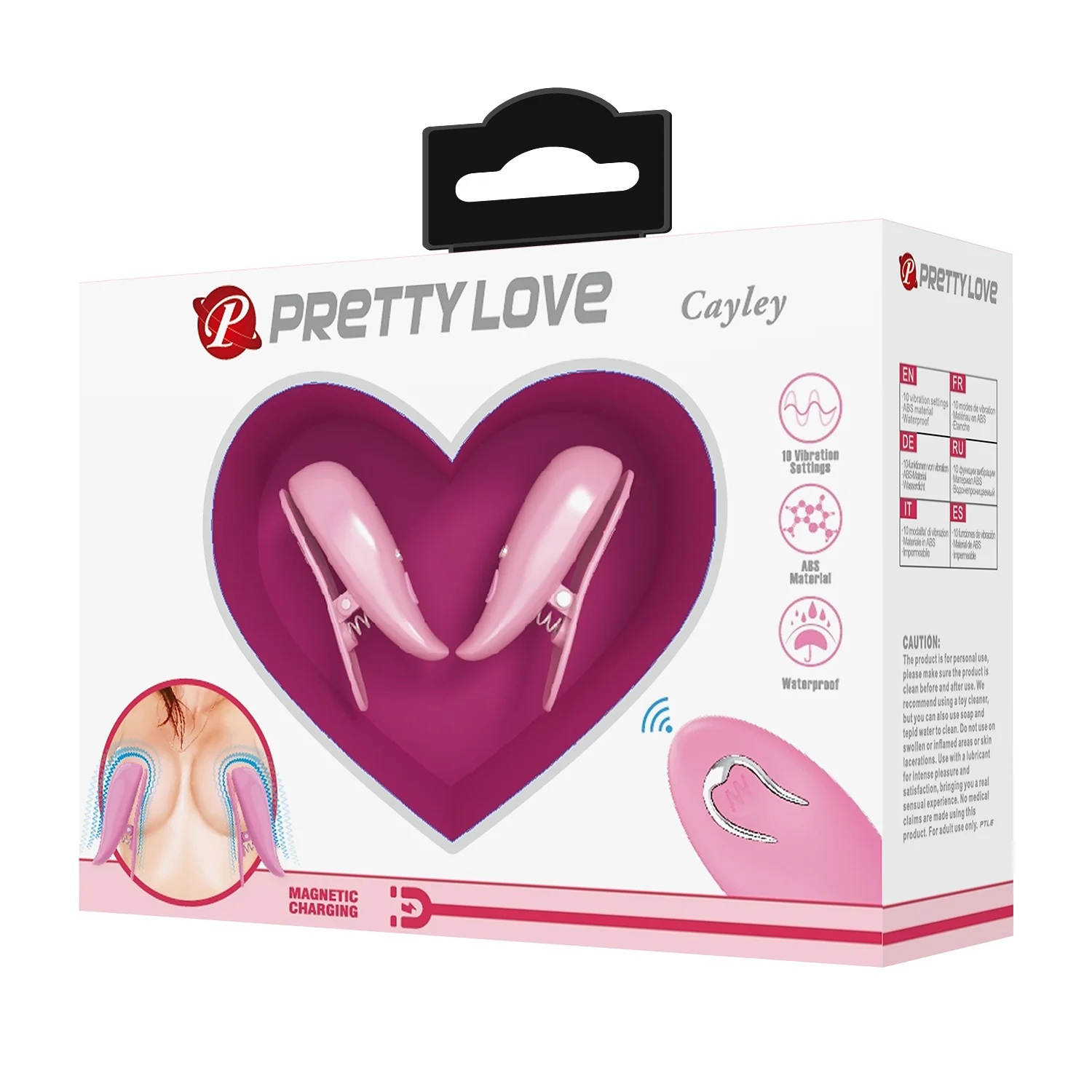 Pretty Love Cayley Nipple Clips BI-300036W - Image 3