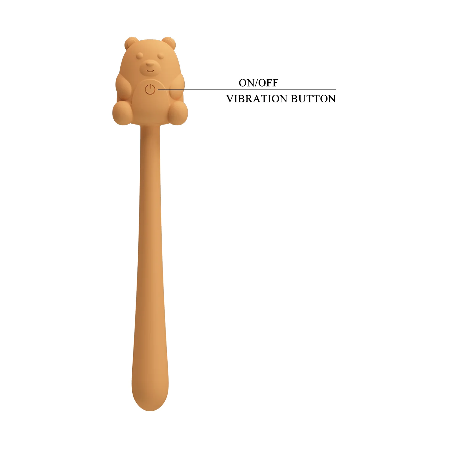 Pretty Love Cute Bear Vibrator Orange - Image 10