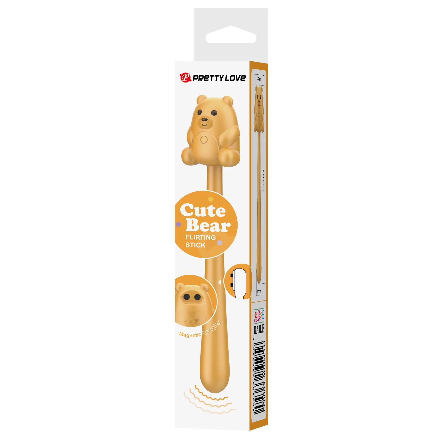 Pretty Love Cute Bear Vibrator Orange - Image 2