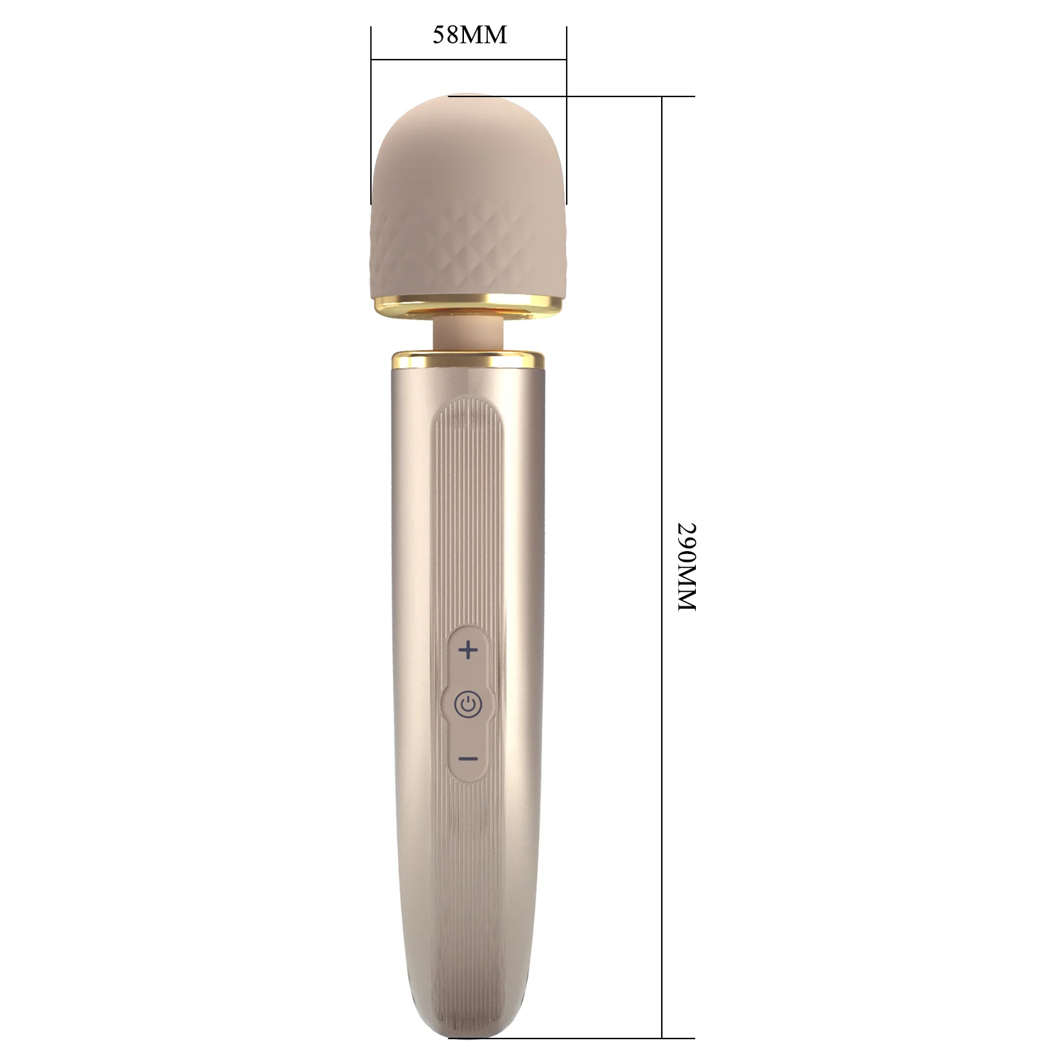 Pretty Love Interesting Wand Massager Vibe BI-014808-2 Gold - Image 3
