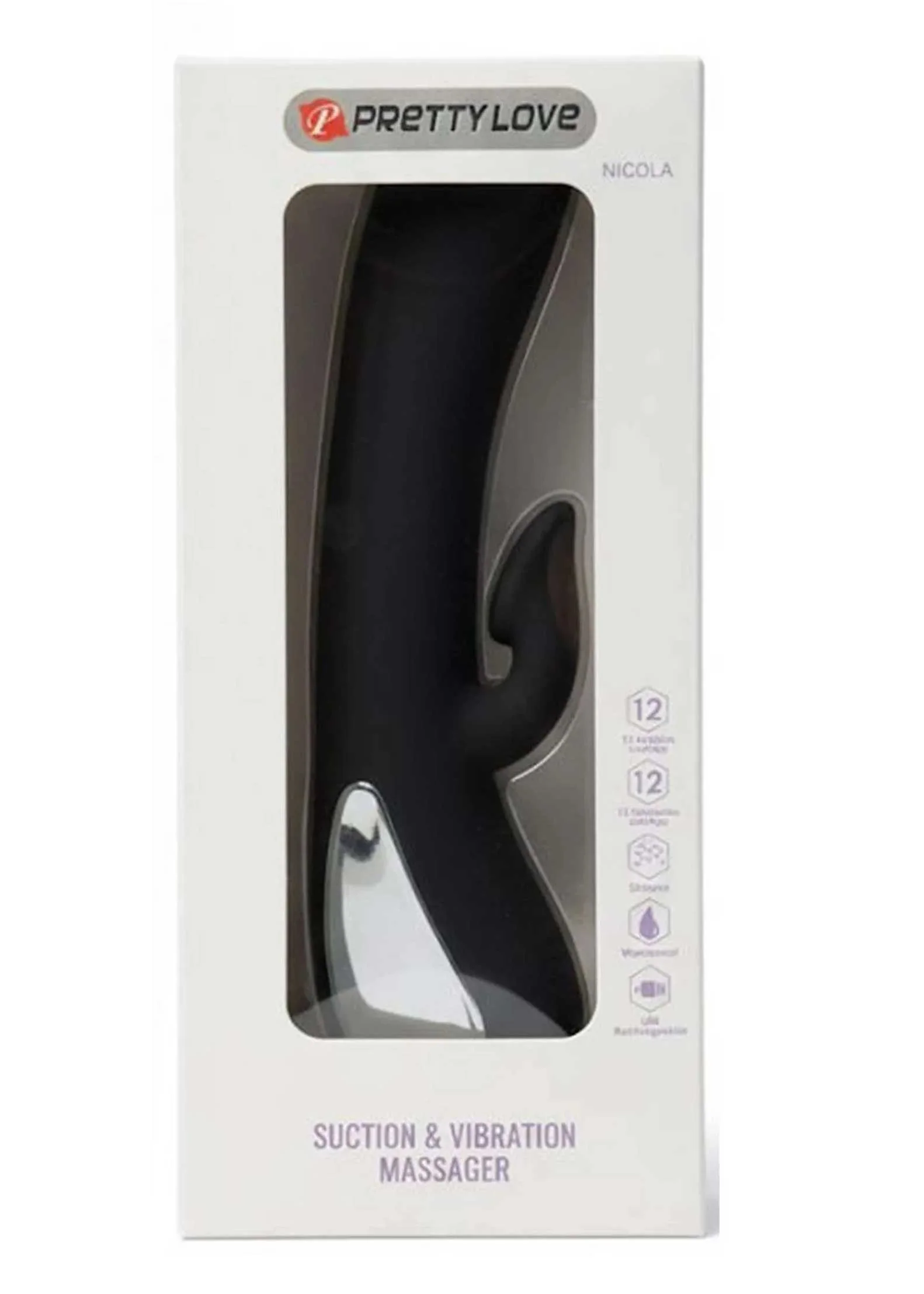Pretty Love Nicola Rabbit Suction Vibrator - Image 2