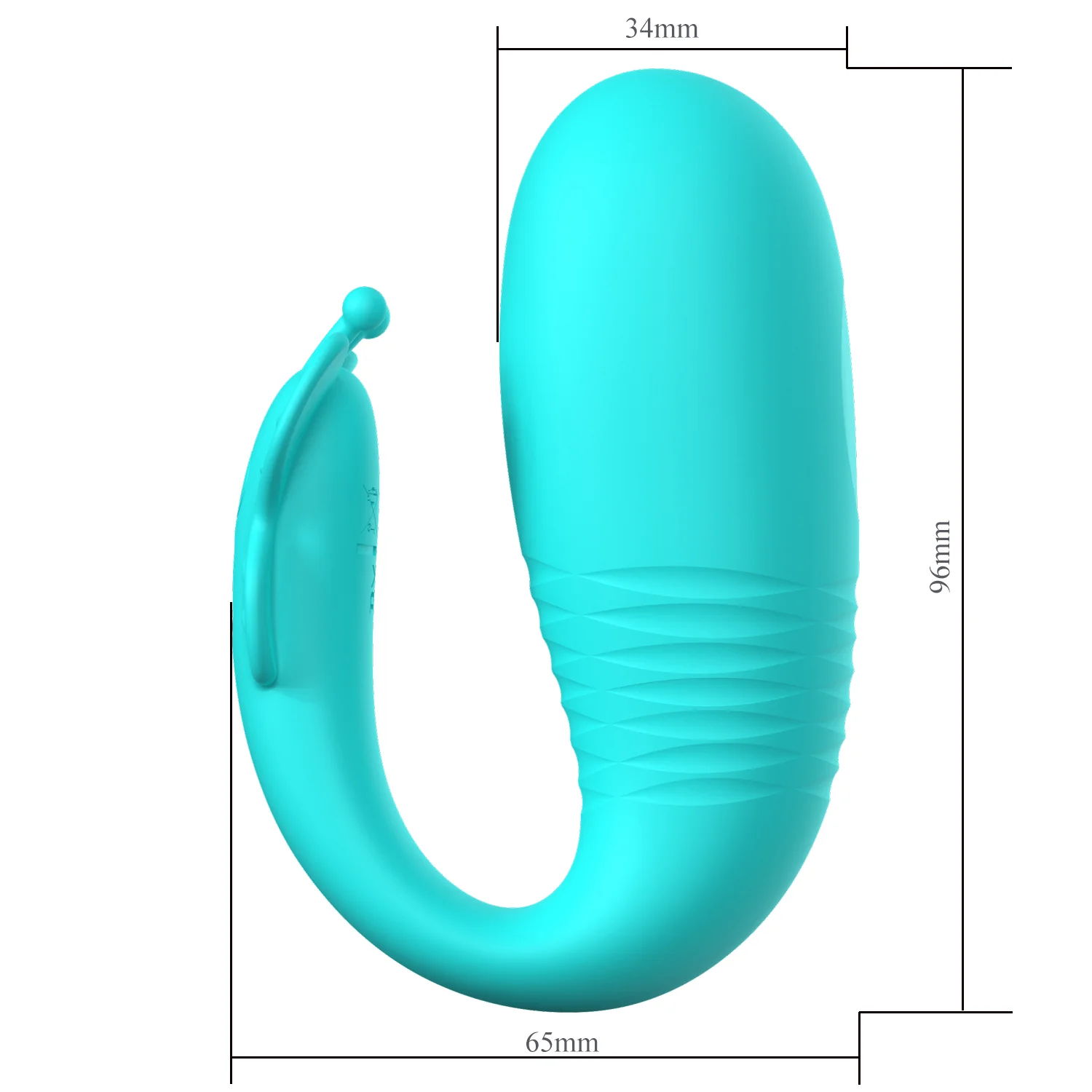 Pretty Love Remi Butterfly Vibrator Teal Bi-300093 W - Image 9
