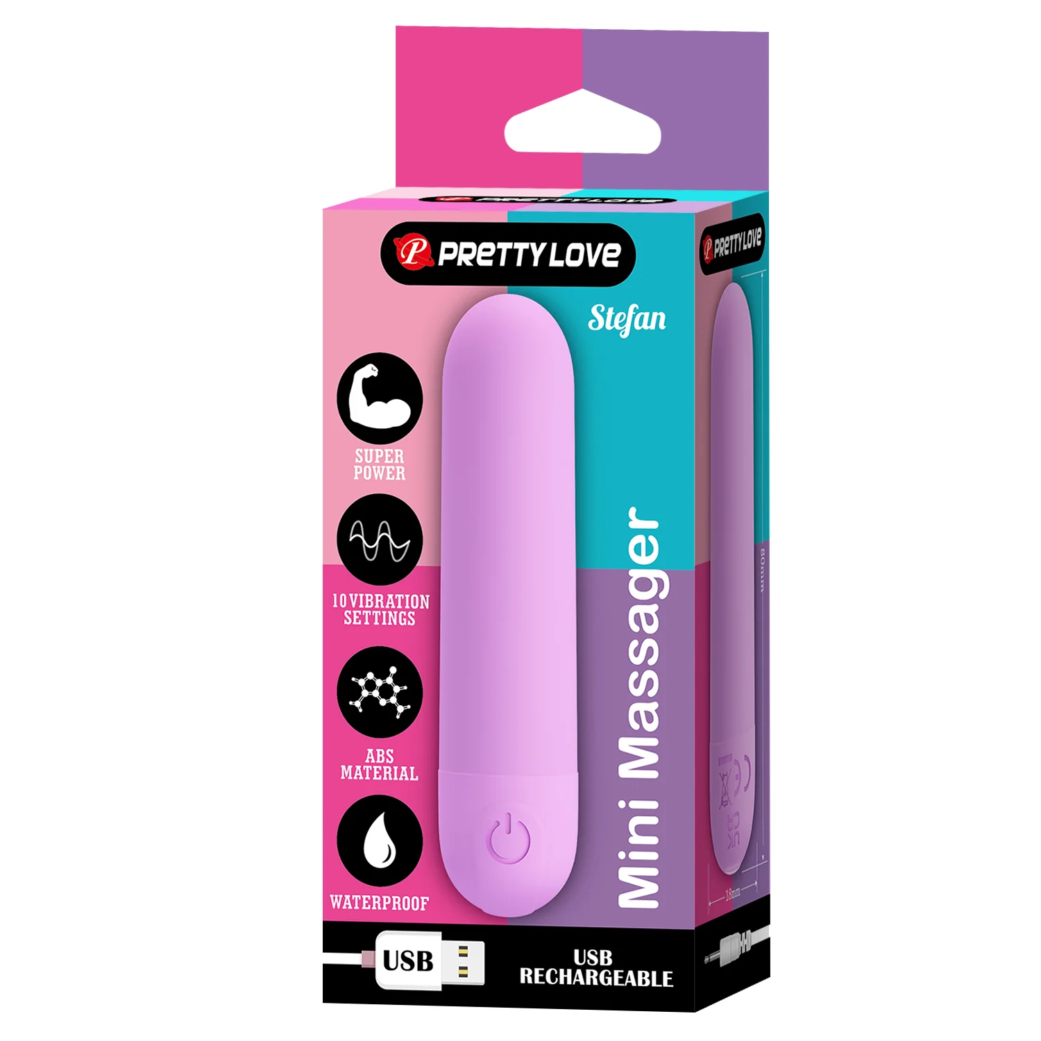 Pretty Love Stefan Bullet Purple BI-300085 - Image 3