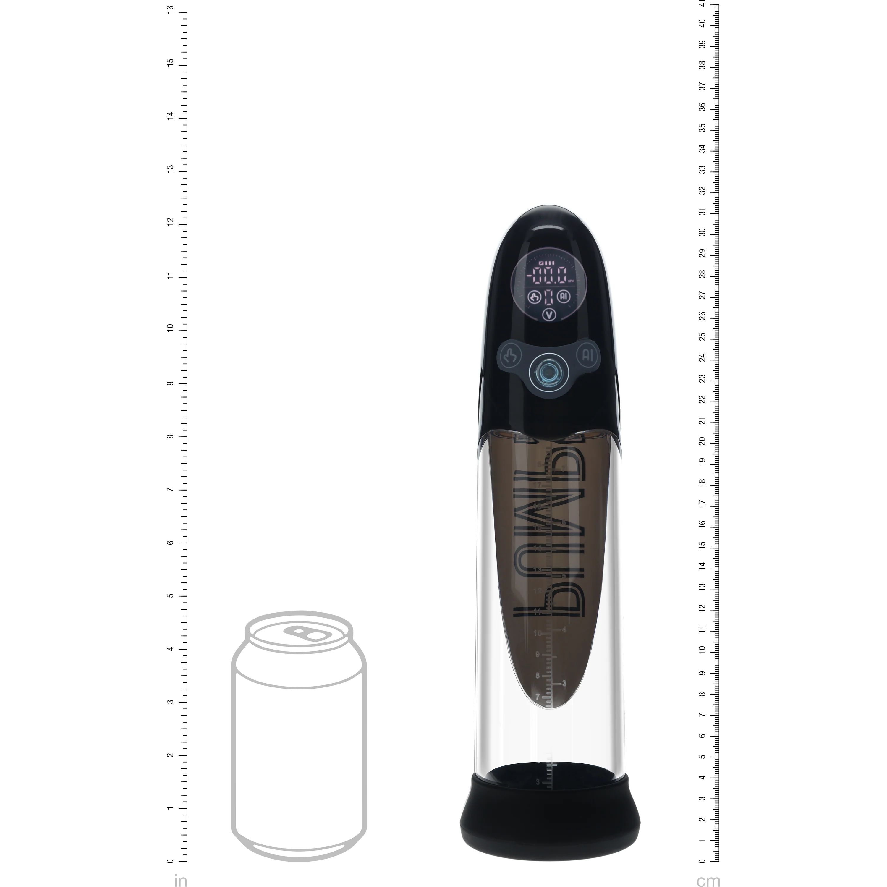 Pumped Aqua Pro Submersible Automatic AI Enabled Penis Pump Black - Image 4