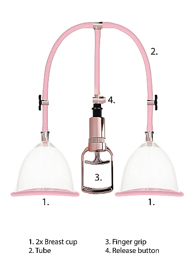 Pumped Breast Pump Medium Rose Gold - Image 5