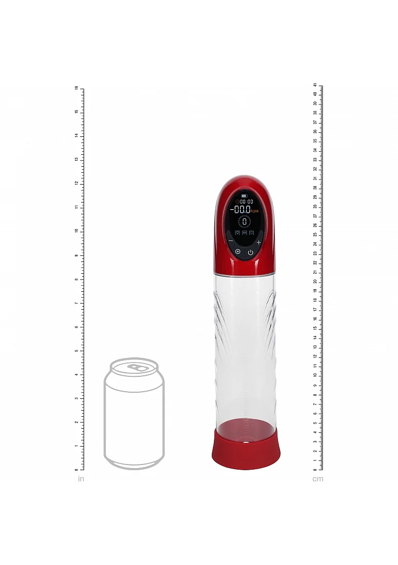 Pumped Cyberpulse Penis Pump Red - Image 4