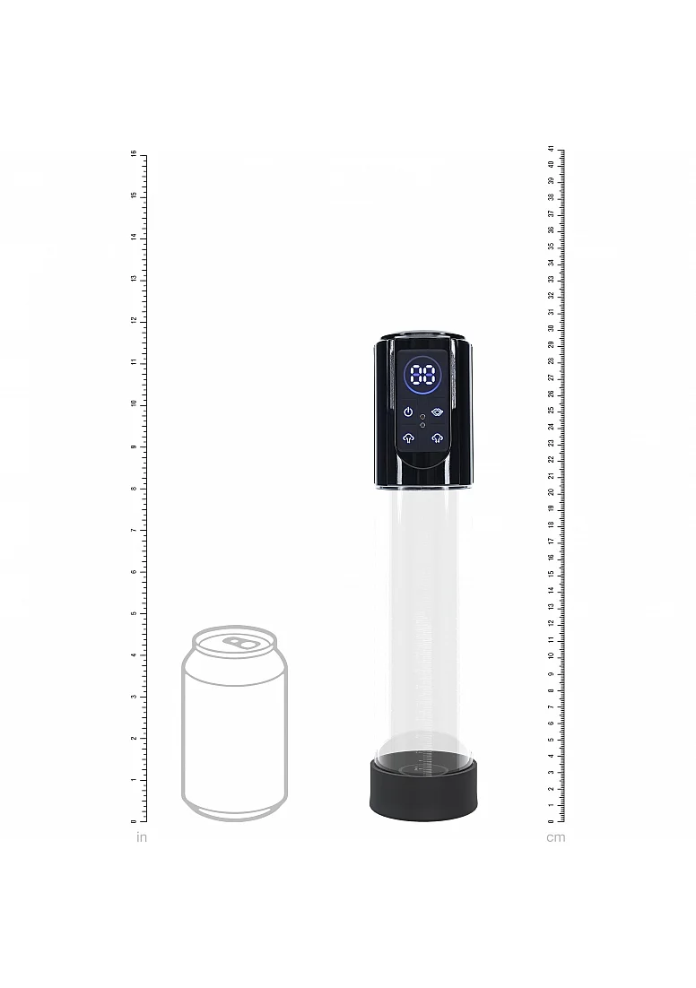 Pumped Megalift Penis Pump Black - Image 2