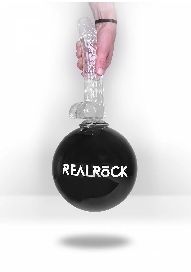 Realrock 6" Pink Dildo with Balls - Image 7