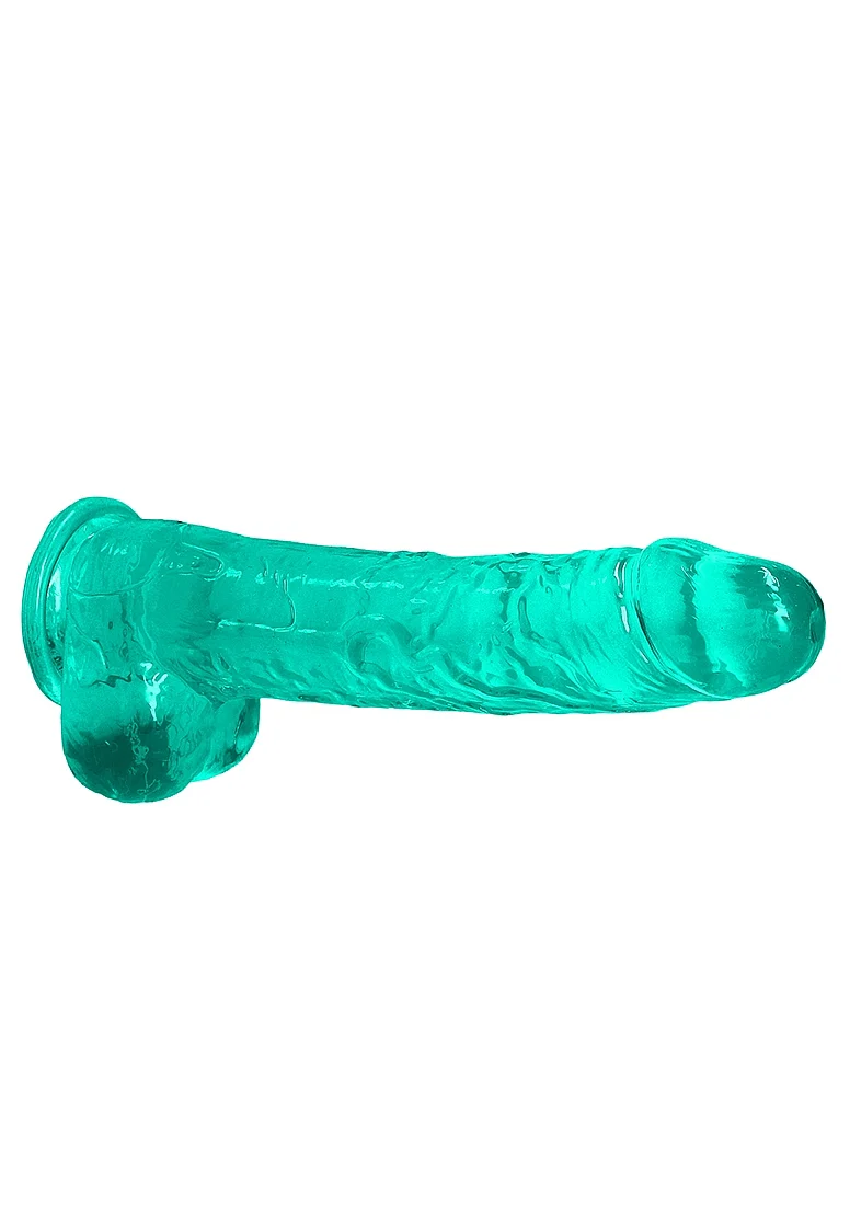 Realrock 9" Green Dildo with Balls - Image 4
