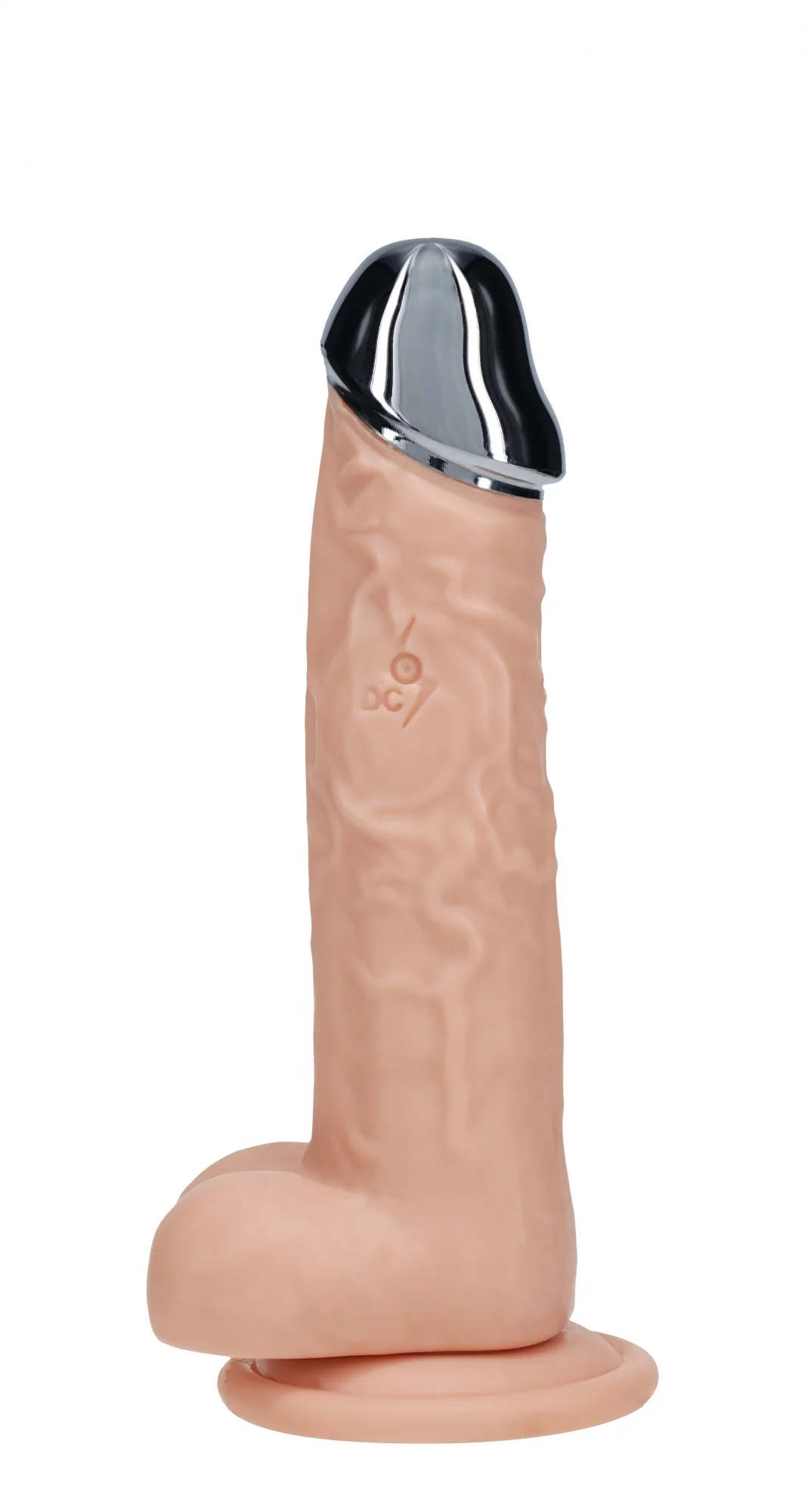 RealRock Wireless Rechargeable Remote Control Metalhead Vibrating Dildo 6" - Image 3