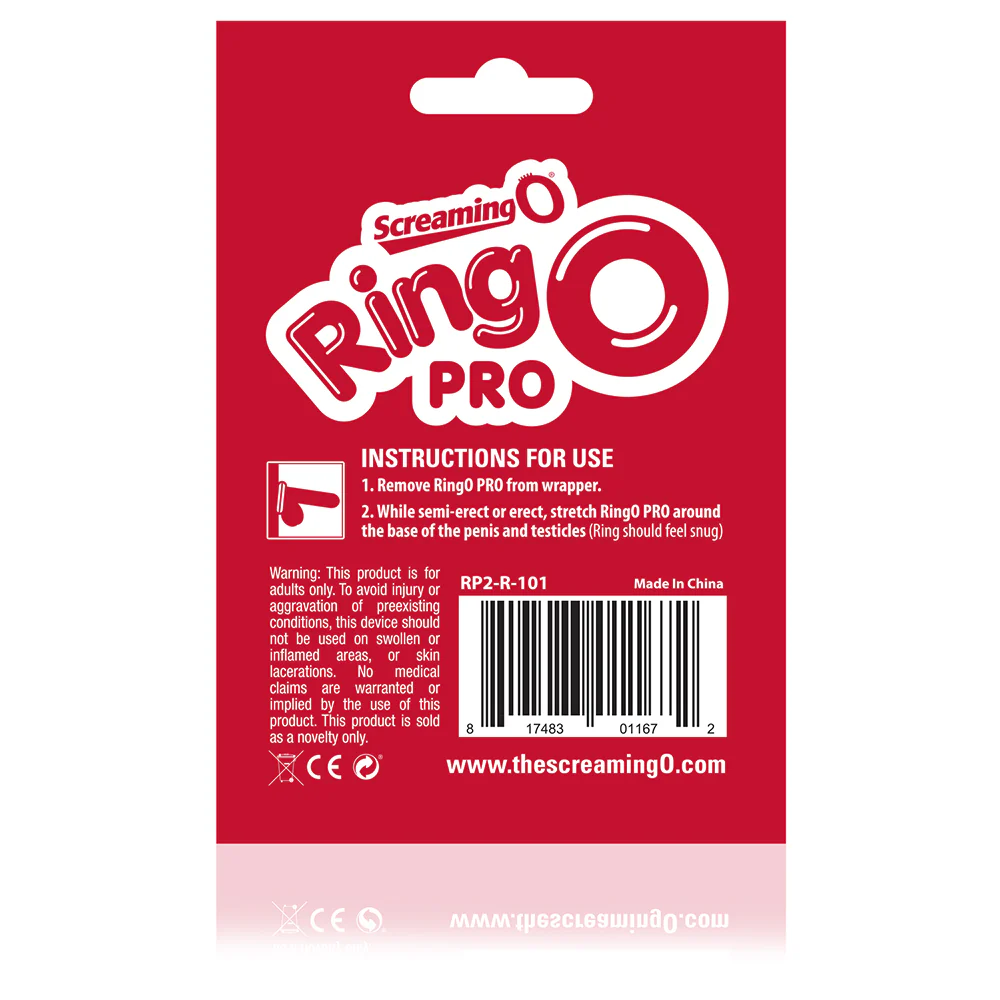 Screaming O Ring O Pro  XL Red - Image 4