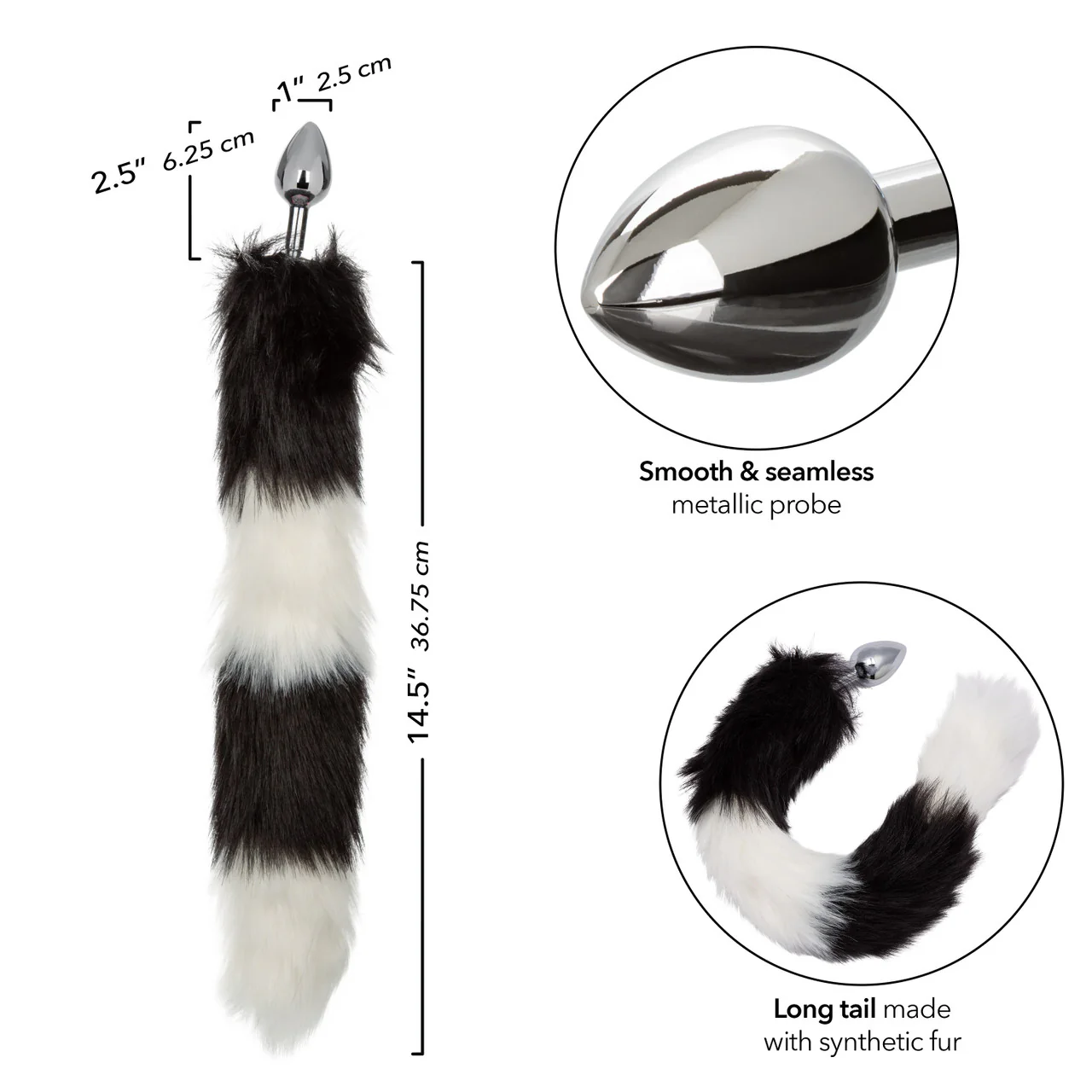 Running Wild Black & White Tail - Image 3